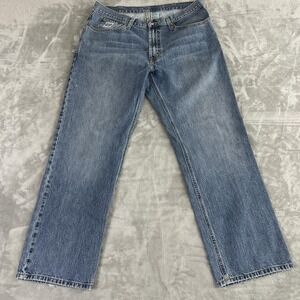 Cinch Jeans Mens 36x32 Blue Relaxed Fit Straight Leg Western Denim MB92834